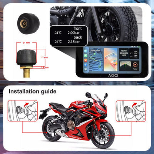 Aoocci C6 Pro All-in-One Motorcycle Dash Cam with GPS and Anti-Theft System