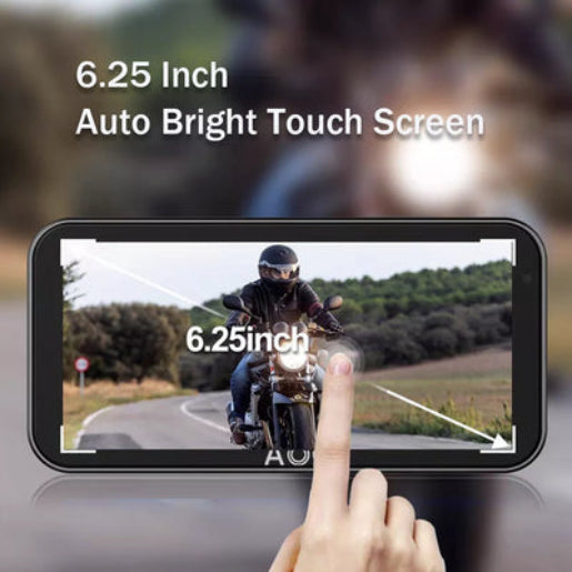 Aoocci C6 Pro All-in-One Motorcycle Dash Cam with GPS and Anti-Theft System