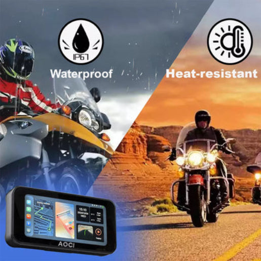 Aoocci C6 Pro All-in-One Motorcycle Dash Cam with GPS and Anti-Theft System