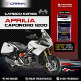 CRANK1 CFB312 carbon rear brake pads for Aprilia Caponord 1200 motorcycle