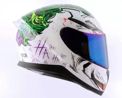 TheBuyBox Axor Apex Dc Joker ISI ECE DOT Certified Full Face Dual Visor Helmet Motorbike Helmet