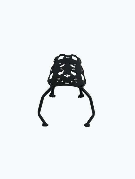 LEGUNDARY Custom Gopher luggage carrier for Royal Enfield Guerrilla 450 black rear rack with plate