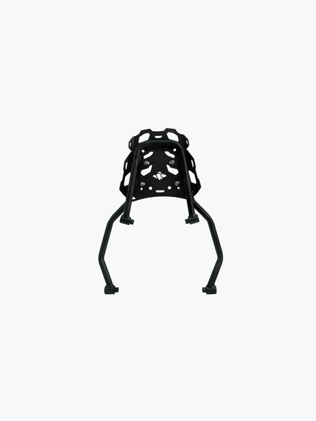 LEGUNDARY Custom Gopher luggage carrier for Royal Enfield Guerrilla 450 black rear rack with plate