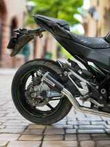 Barrel Outlaw 2.0 stainless steel slip-on exhaust for Kawasaki Z800 motorcycle