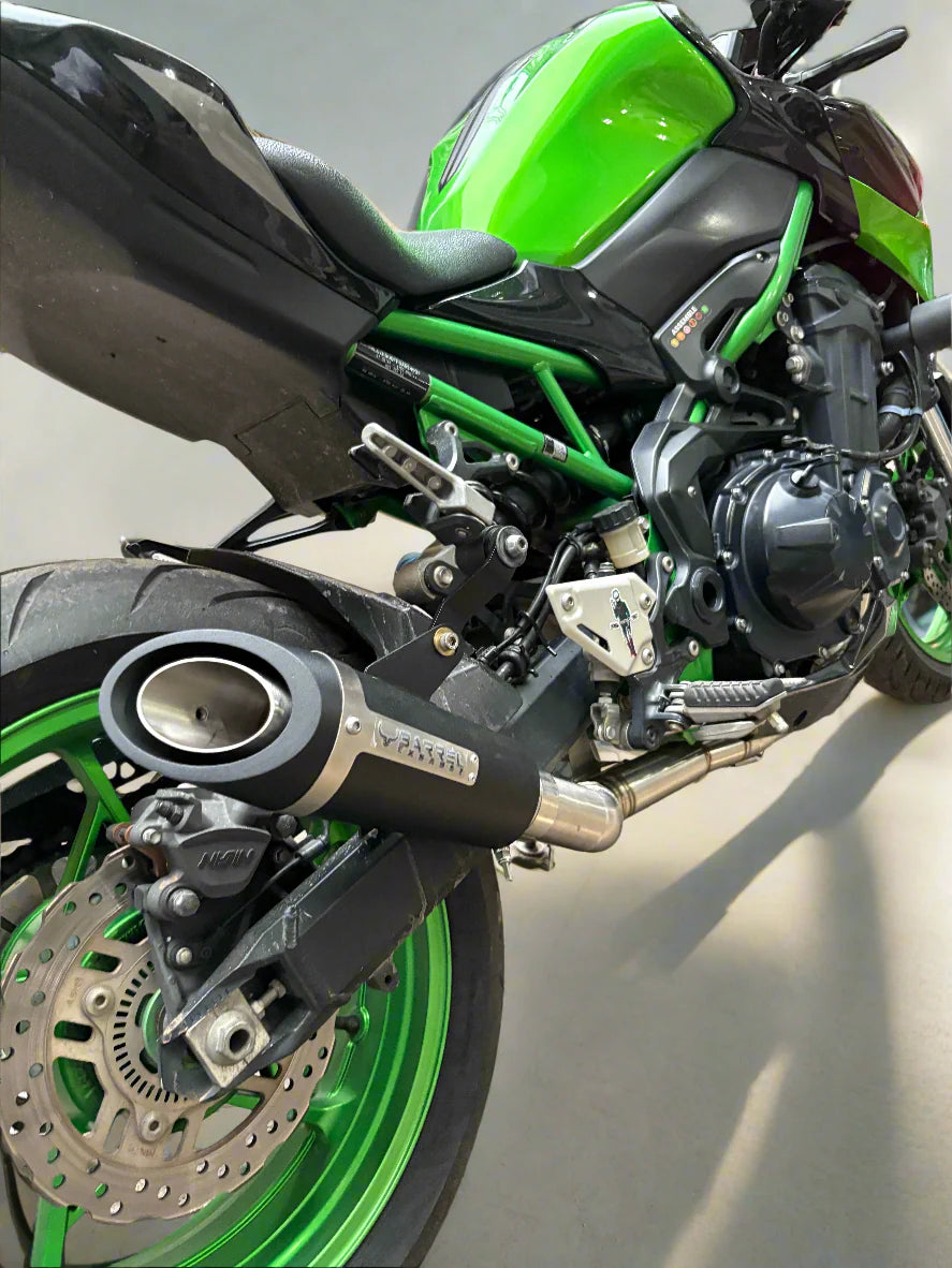 Barrel Outlaw 2.0 stainless steel full system exhaust for Kawasaki Z900 motorcycle