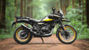 Rogue 2.0 stainless steel exhaust for Royal Enfield Himalayan 450 available in black and silver with decat pipe option