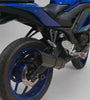 Barrel Rogue 2.0 exhaust Yamaha R3 with link pipe black and steel performance slip-on exhaust