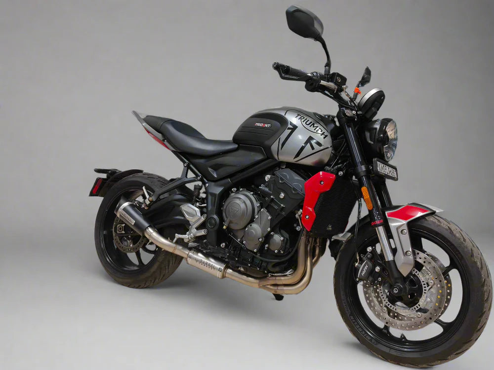 Outlaw 2.0 stainless steel full system exhaust for Triumph Trident 660 Tiger Sport 660 and Daytona 660