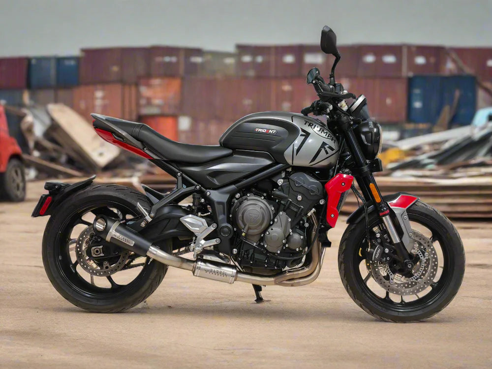 Outlaw 2.0 stainless steel full system exhaust for Triumph Trident 660 Tiger Sport 660 and Daytona 660