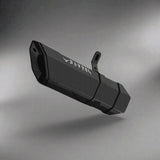 Barrel Rogue V2 stainless steel slip-on exhaust with link pipe for Benelli TRK 251 adventure motorcycle