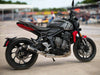 Outlaw 2.0 stainless steel full system exhaust for Triumph Trident 660 Tiger Sport 660 and Daytona 660