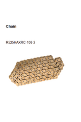 Brass Chain and Sprocket Kit 14T 44T 108 Links for Benelli TNT 300 TNT 302R HAXRC 324