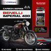 CRANK1 CFB896 Carbon Brake Pads for Benelli Imperiale 400 Rear