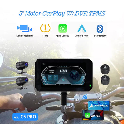 All-in-One Motorcycle Dash Cam with GPS & Anti-Theft