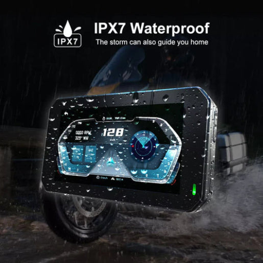 Aoocci C5 Pro Motorcycle Dash Cam Front and Rear 1080P HD with GPS and Anti-Theft