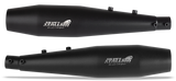 Silver Stallion performance exhaust installed on Royal Enfield Interceptor 650 available in silver black matte and brushed finish