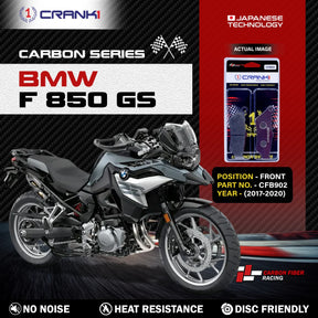 CRANK1 CFB902 carbon front brake pads for BMW F 850 GS 2017-2020