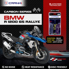 CRANK1 CFB902 carbon rear brake pads for BMW R 1200 GS Rallye 2017-2019