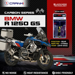 CRANK1 CFB902 carbon rear brake pads for BMW R 1250 GS 2019-2023