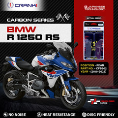 CRANK1 CFB902 carbon rear brake pads for BMW R 1250 RS 2019-2023