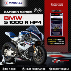 CRANK1 Carbon Brake Pads For BMW S1000R HP4 2013-2014 Rear CFB312