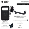 BOBO BM11H PRO PLUS Waterproof Motorcycle Phone Holder with 15W Wireless Charging and PRO PLUS Vibration Damper