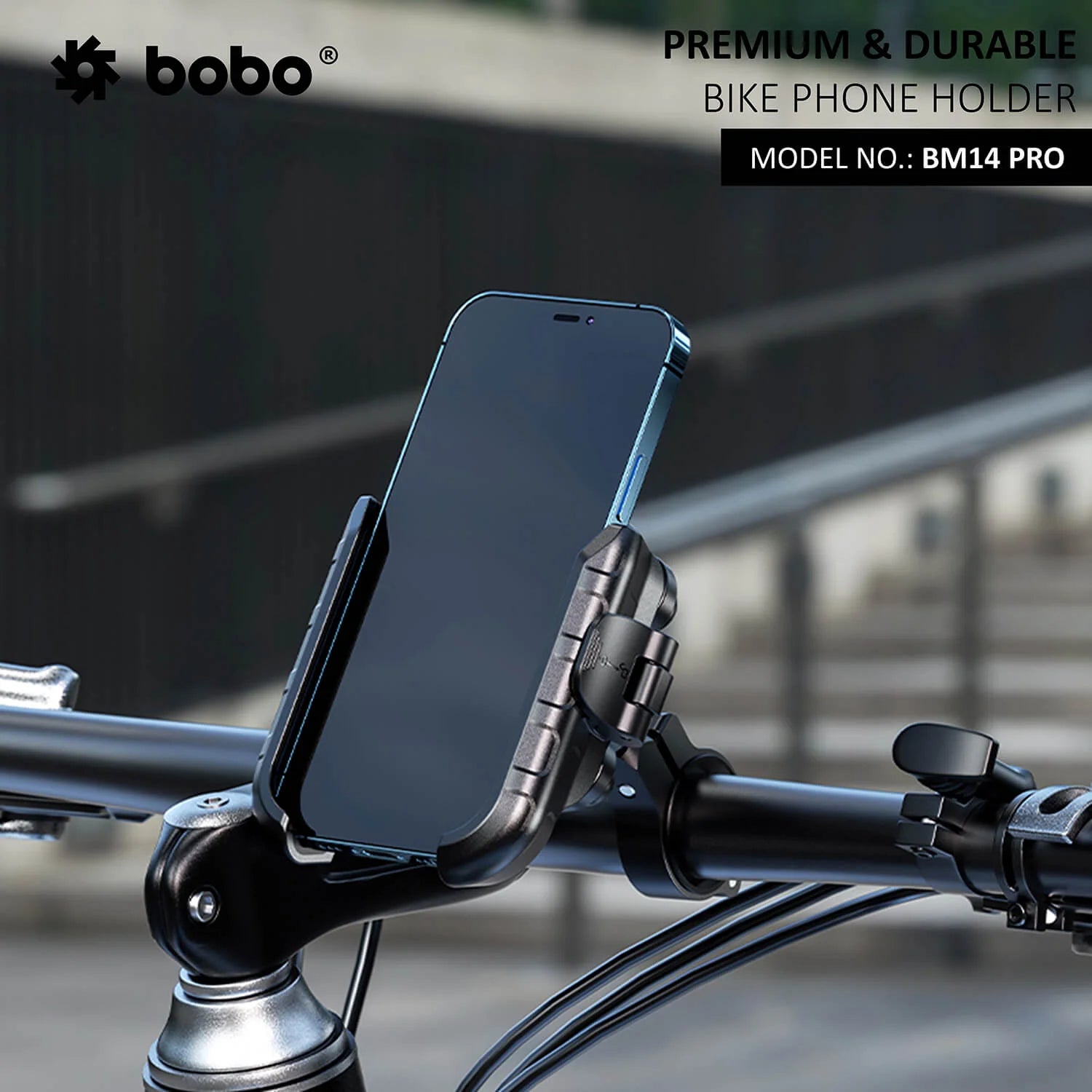 BOBO BM14 PRO X quick release bike phone holder