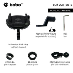 BOBO BM14 PRO X quick release bike phone holder