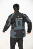 Lone Ranger Wayfarer Grey Cordura Touring Motorcycle Riding Jacket with SAS-TEC Level 2 Armor
