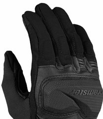 CRAMSTER Breezer motorcycle gloves black white