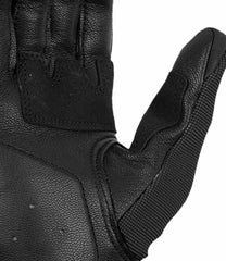 CRAMSTER Breezer motorcycle gloves black white