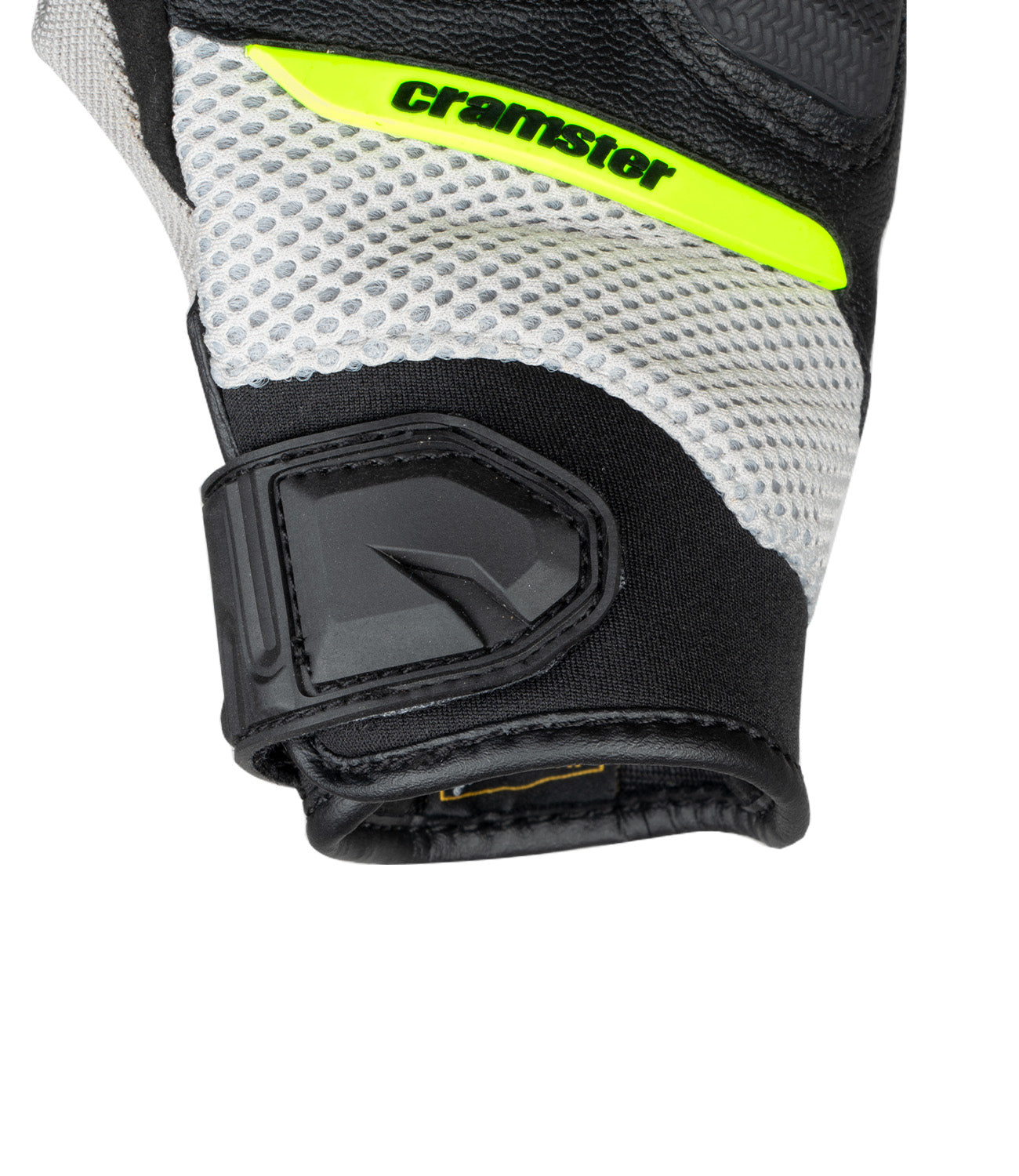 Breezer riding gloves black hi viz green