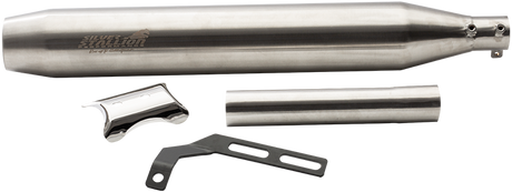 Silver Stallion Ranger performance exhaust for BSA Gold Star 650 silver black matte brushed