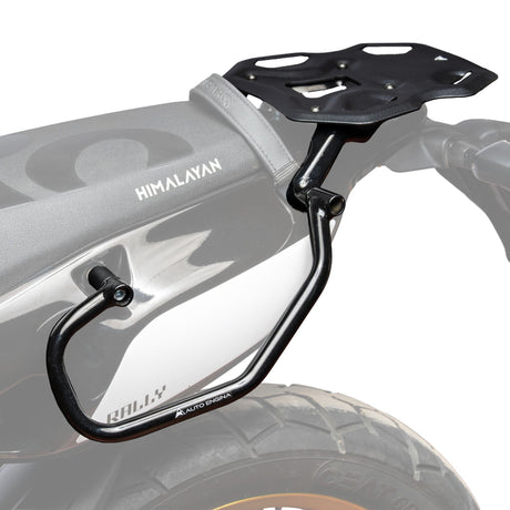Auto Engina Rally Saddle Stay and Rally Top Rack for Royal Enfield Himalayan 450 Soft Luggage Combo