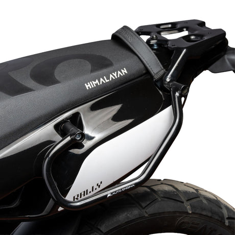 Auto Engina Rally Saddle Stay and Rally Top Rack for Royal Enfield Himalayan 450 Soft Luggage Combo
