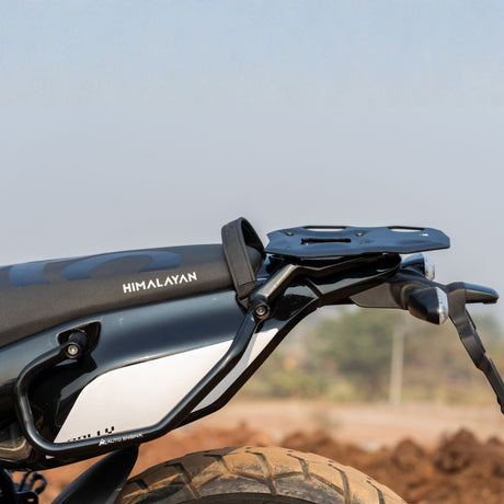 Auto Engina Rally Saddle Stay and Rally Top Rack for Royal Enfield Himalayan 450 Soft Luggage Combo