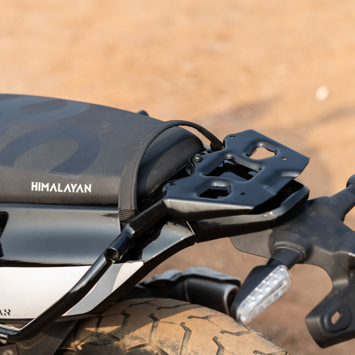 Auto Engina Rally Saddle Stay and Rally Top Rack for Royal Enfield Himalayan 450 Soft Luggage Combo