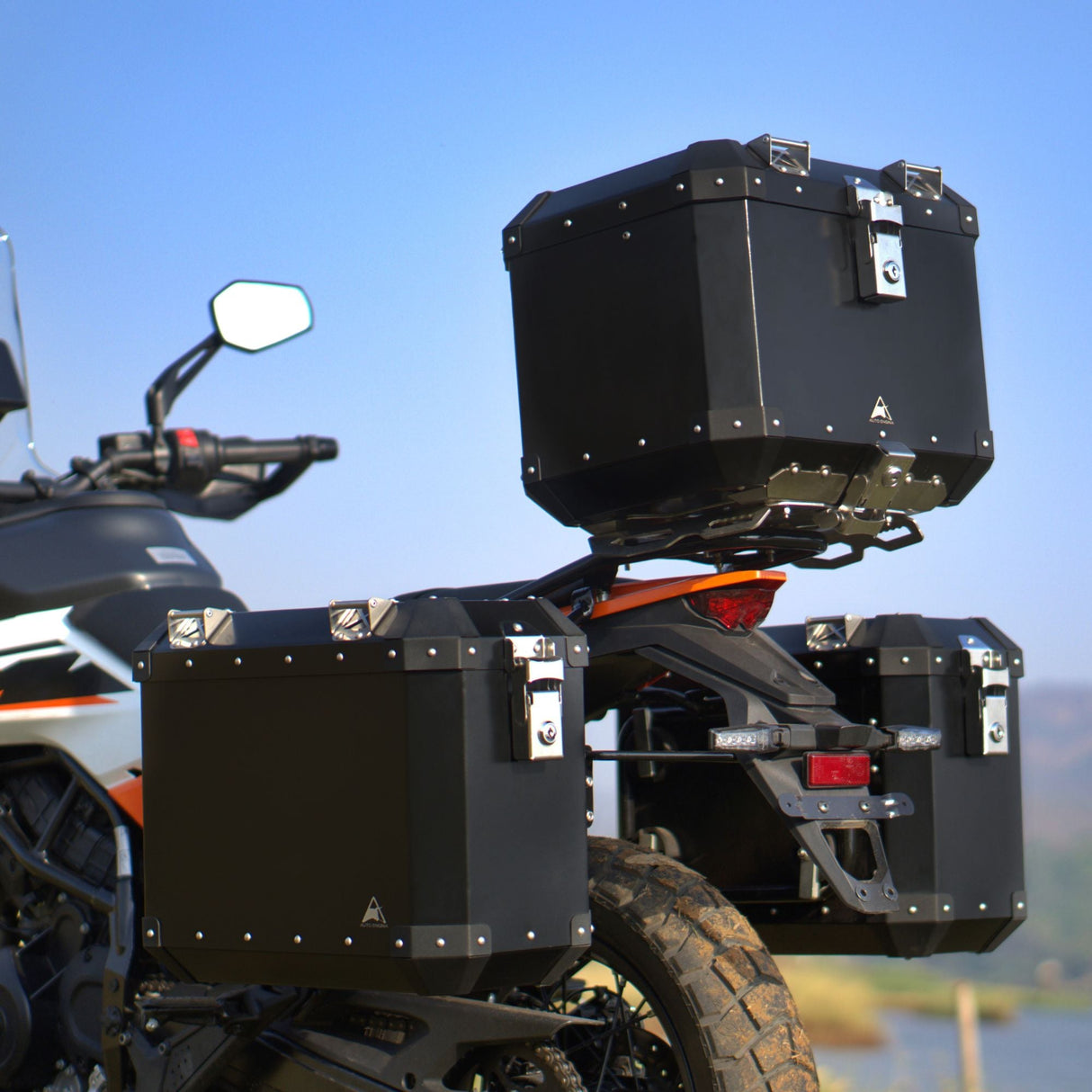 Auto Engina 72L Aluminium Panniers for 2025 KTM 390 Adventure R X S