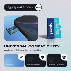 STRYX Compatible Geonix 32GB MicroSD Card V30 UHS-I Class 10 for Dashcam Recording