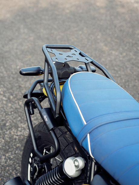 LEGUNDARY Gopher luggage carrier Royal Enfield Bear 650 black rear rack mild steel
