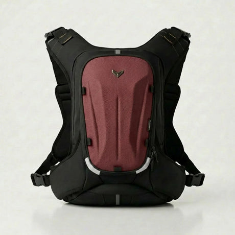66BHP Prime Hydration Backpack Maroon Red Cycling Backpack