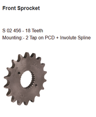 Brass Chain and Sprocket Kit BSORC CL271 for Royal Enfield Classic 500 18T 38T 102 Links