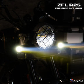 ZANA Fog Light ZFL-R25 Silver Series Universal LED Fog Lights with Covers, CREE LEDs, Wireless Switch and Mounting Kit | Legendary Custom