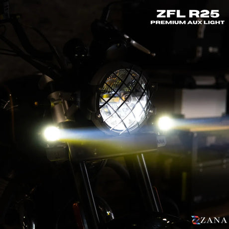 ZANA Fog Light ZFL-R25 Silver Series Universal LED Fog Lights with Covers, CREE LEDs, Wireless Switch and Mounting Kit | Legendary Custom