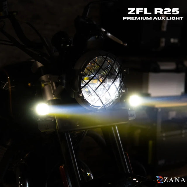 ZANA Fog Light ZFL-R25 Silver Series Universal LED Fog Lights with Covers, CREE LEDs, Wireless Switch and Mounting Kit | Legendary Custom