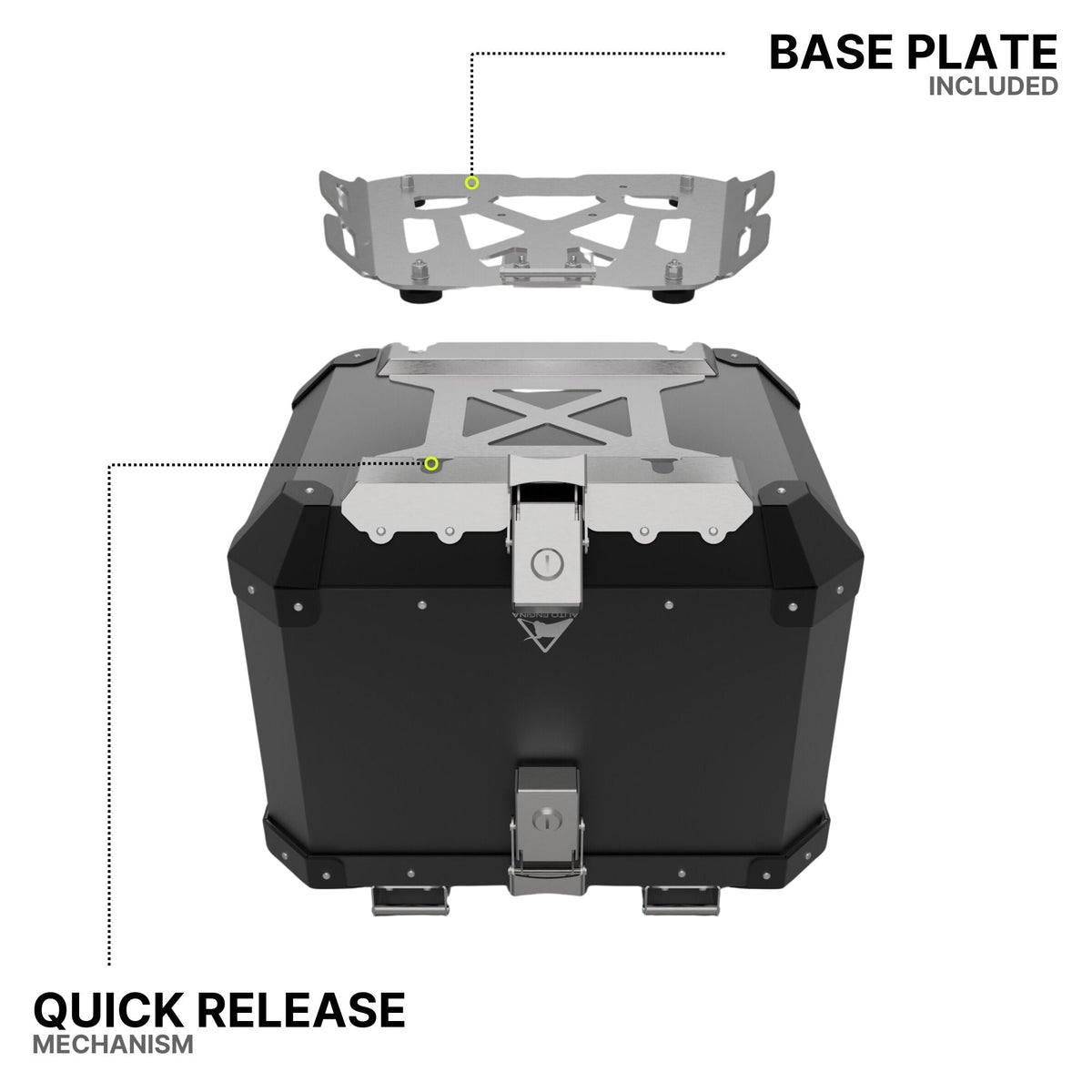 Auto Engina 42L Aluminium Top Box for 2025 KTM 390 Adventure R X S