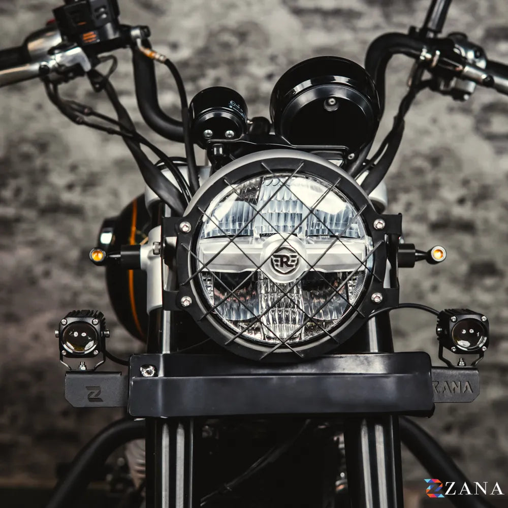 ZANA Fog Light ZFL-R25 Silver Series Universal LED Fog Lights with Covers, CREE LEDs, Wireless Switch and Mounting Kit | Legendary Custom