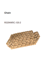 Brass Chain and Sprocket Kit 15T 45T 120 Links for Bajaj Dominar 400 HXRC 269