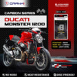 CRANK1 CFB662 carbon rear brake pads for Ducati Monster 1200 2017-2018