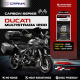 CRANK1 CFB662 carbon rear brake pads for Ducati Multistrada 1200 2010-2014